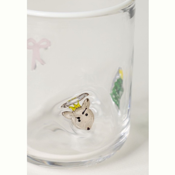 Anthropologie The Festive Icon Juice Glass Christmas Holiday Nutcracker - Picture 9 of 16